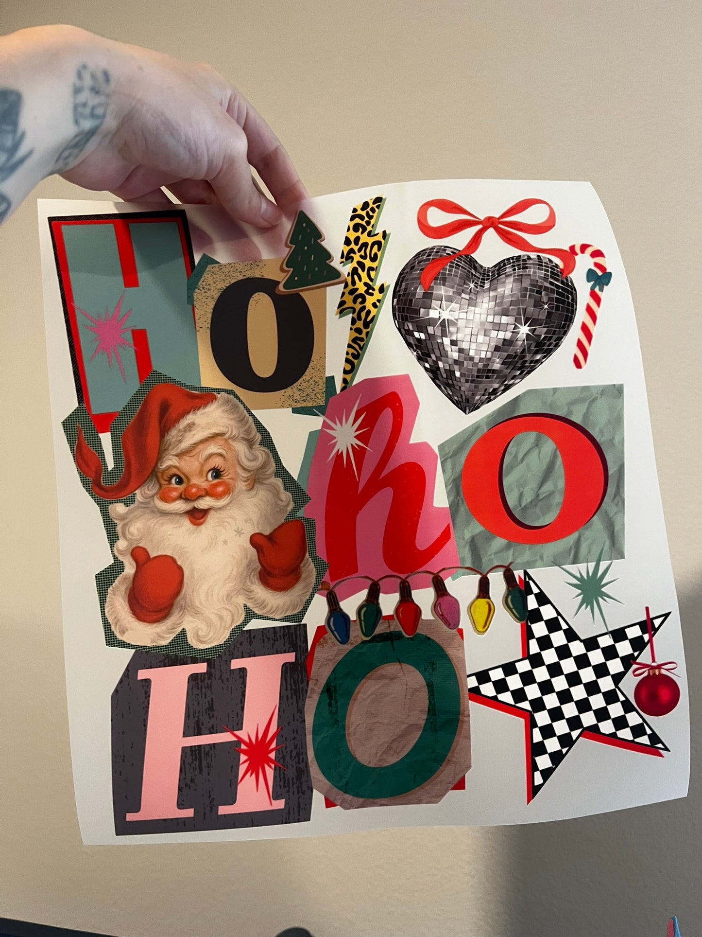 Retro Ho Ho Ho Santa