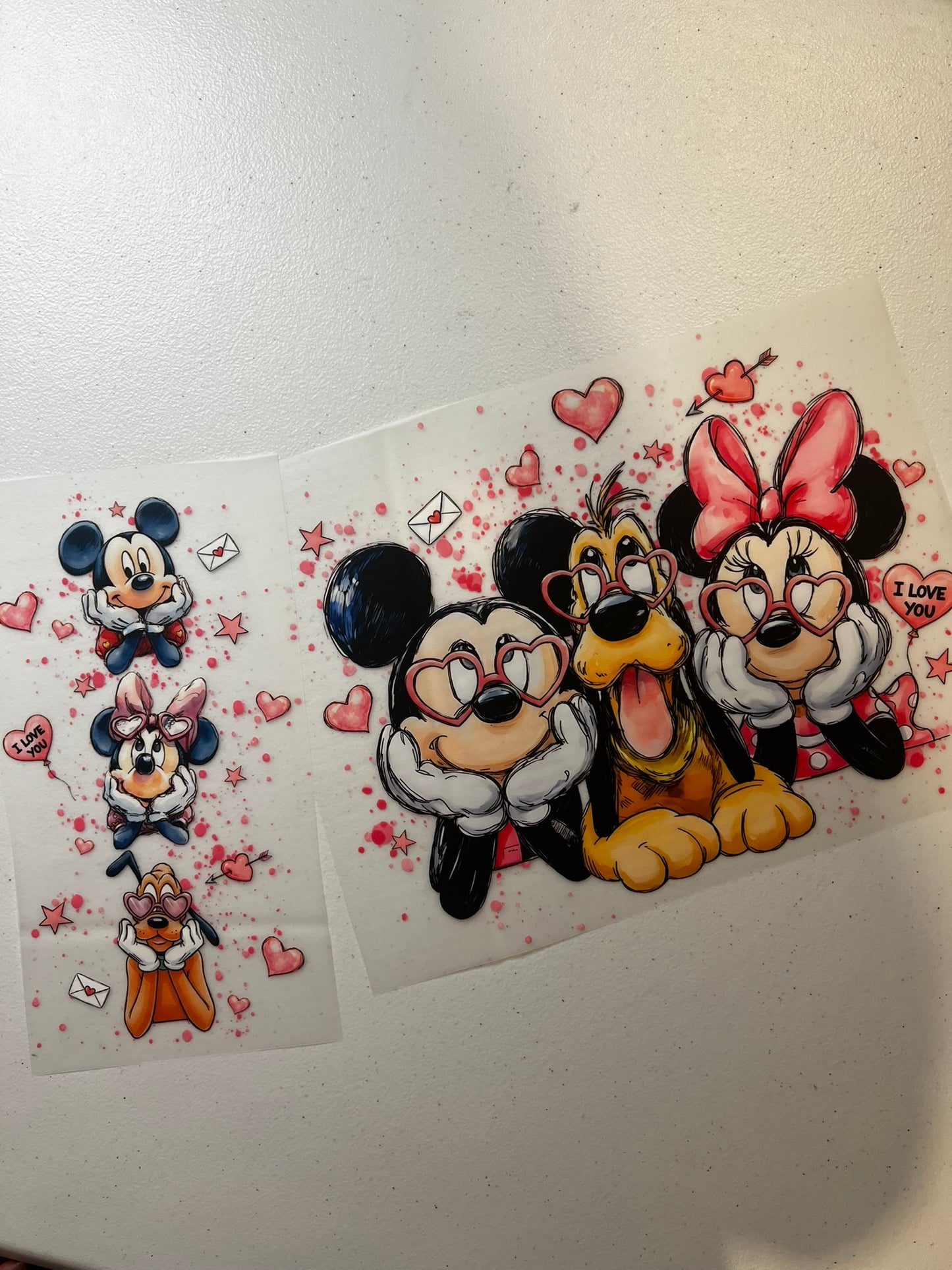 Valentine Mickey/Minnie w/ Sleeve