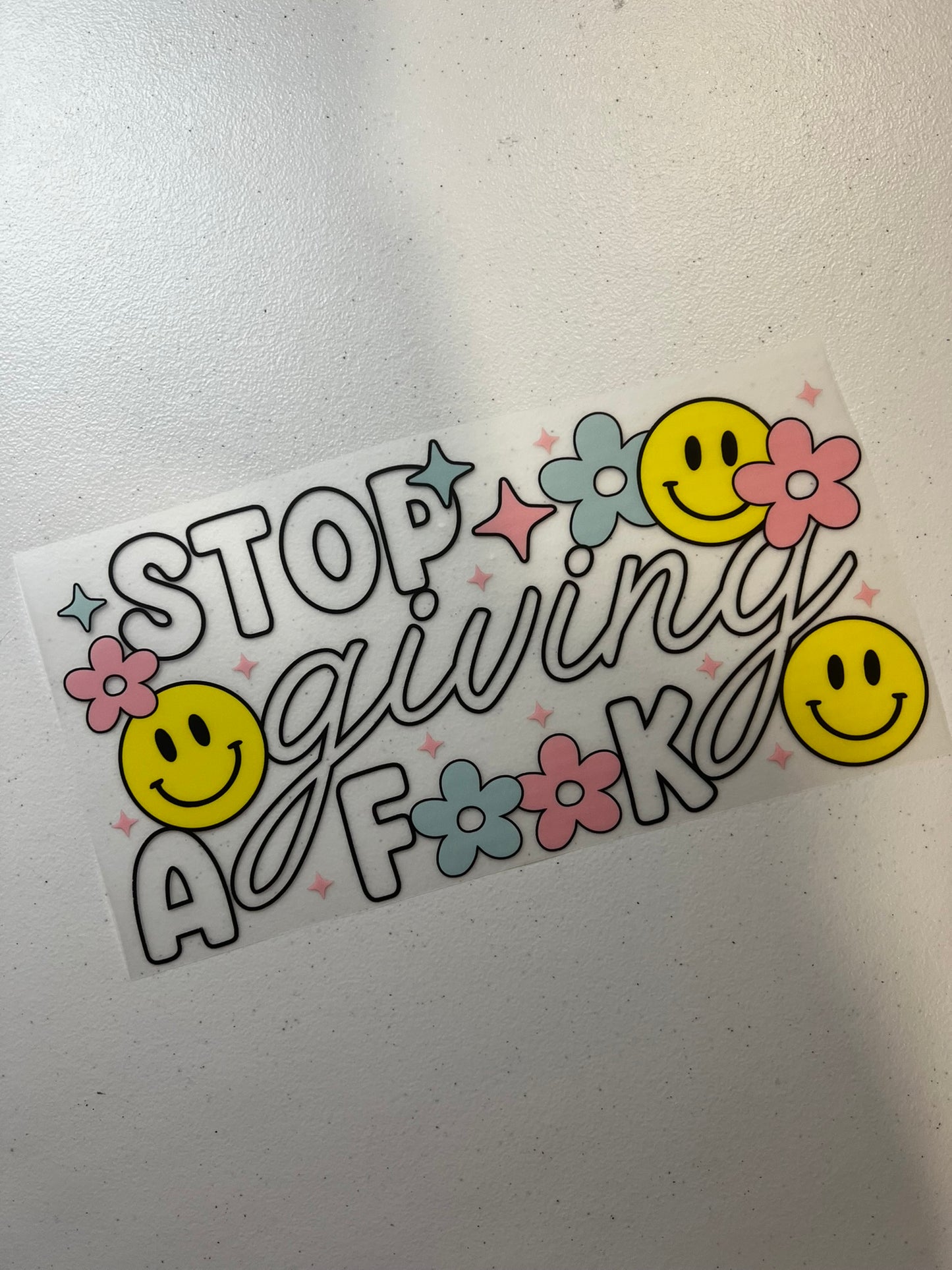 Stop Giving a Fuck