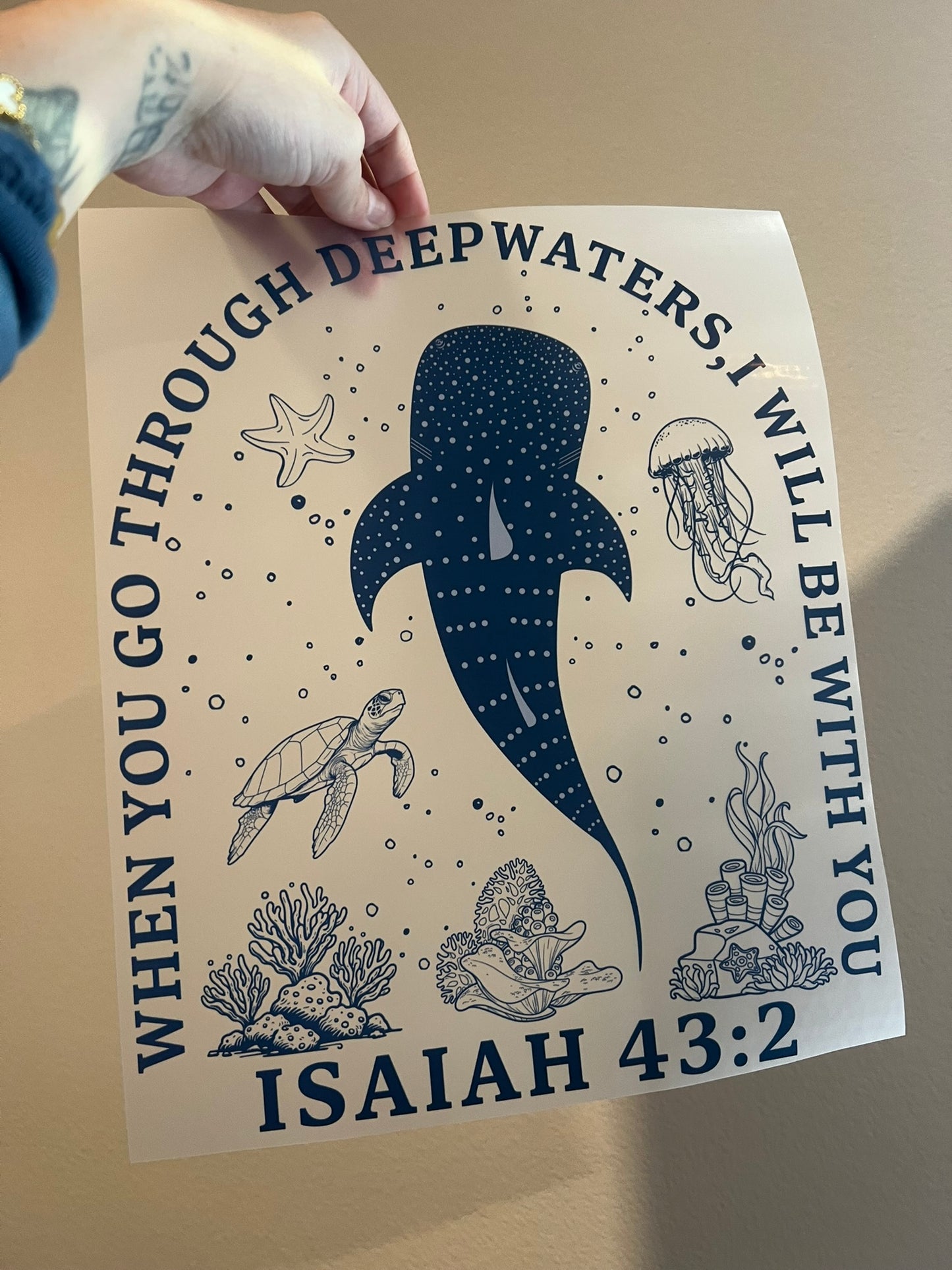 when you go through deep waters