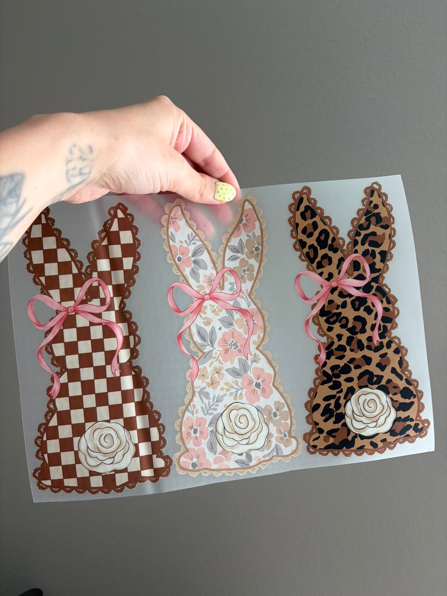 3 easter bunnies
