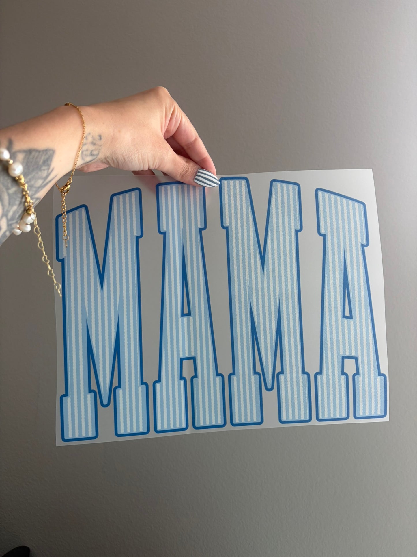 Blue Striped Mama