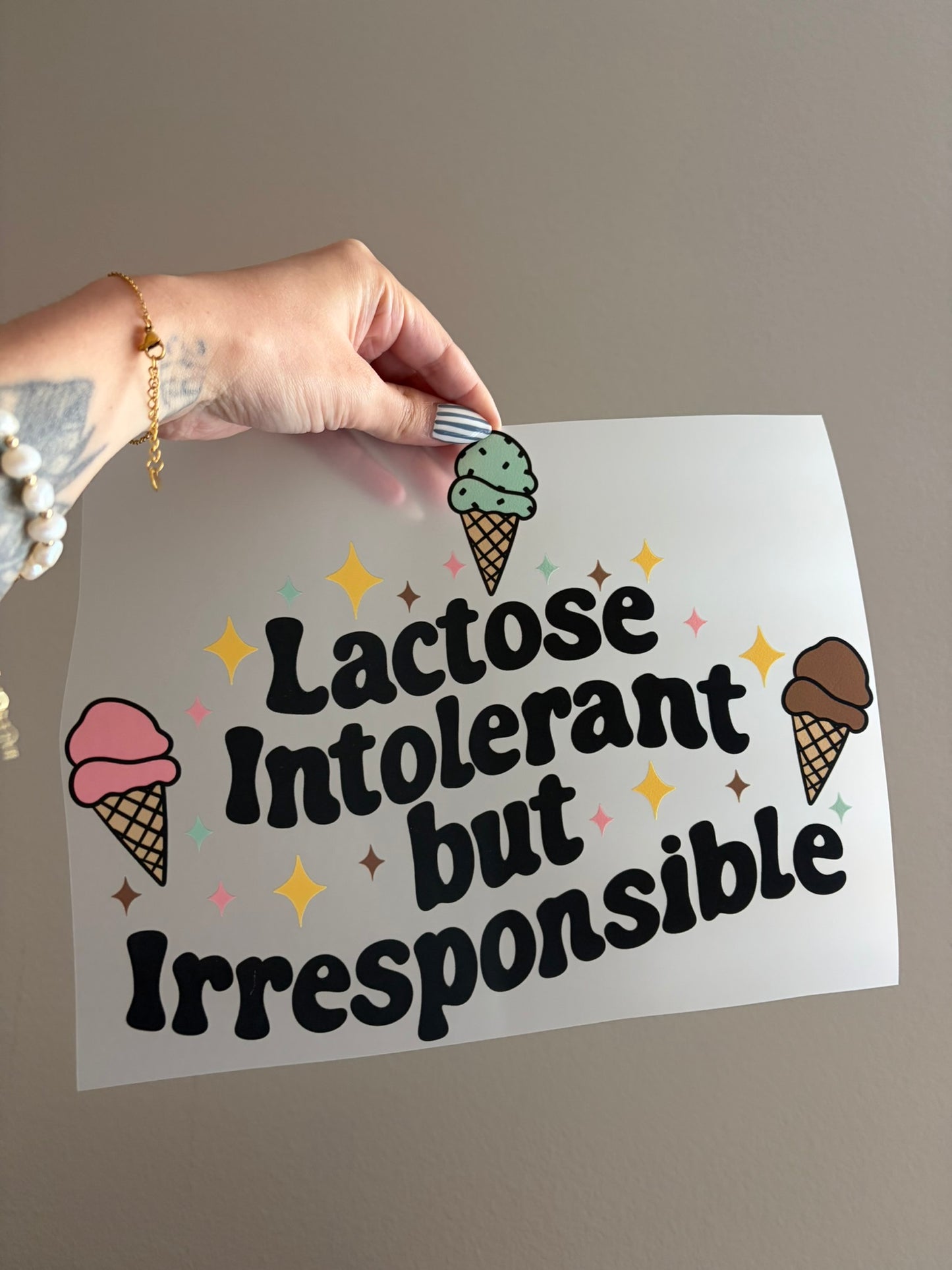 lactose intolerant but irresponsible