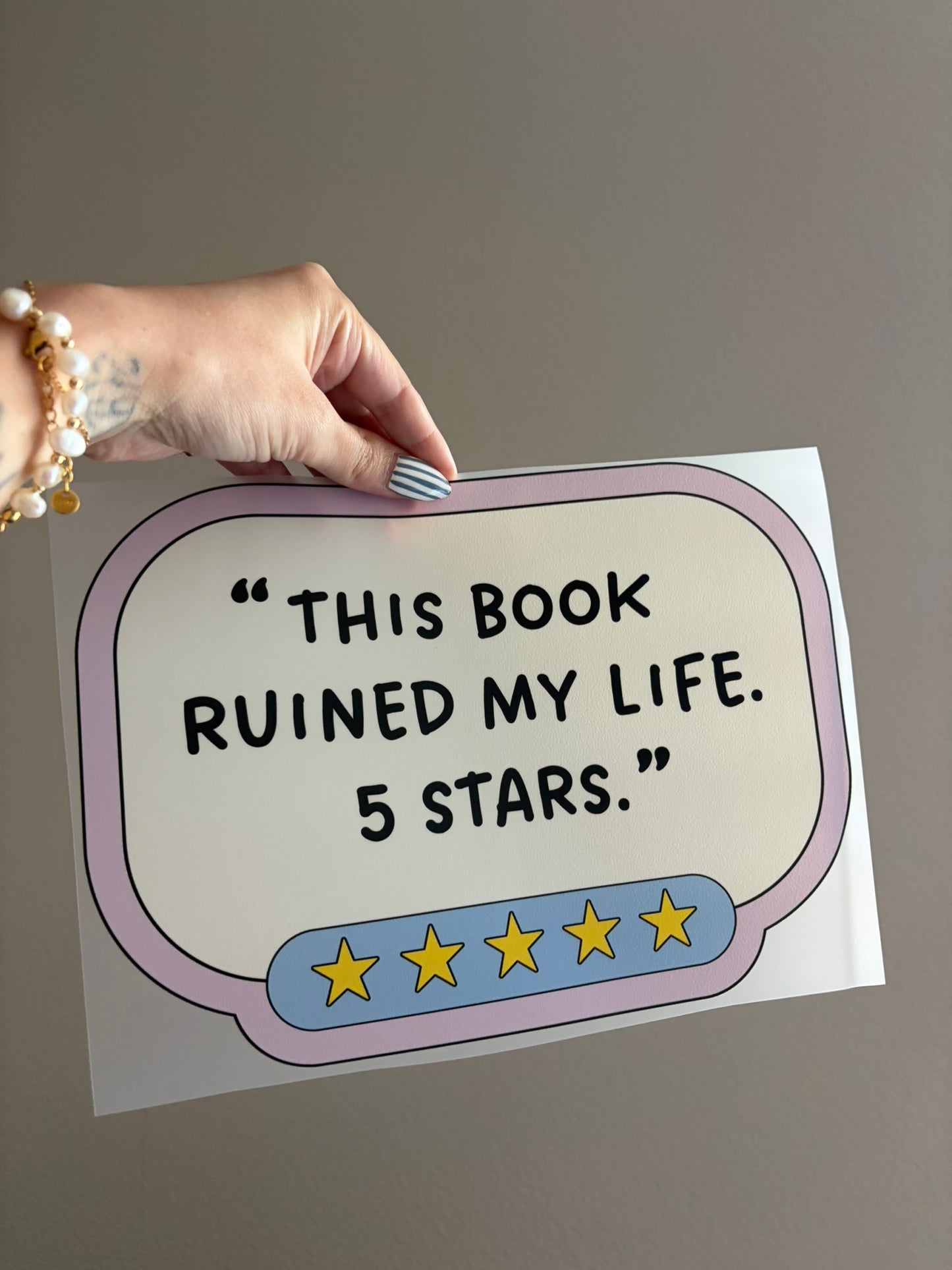 "this book ruined my life. 5 stars"