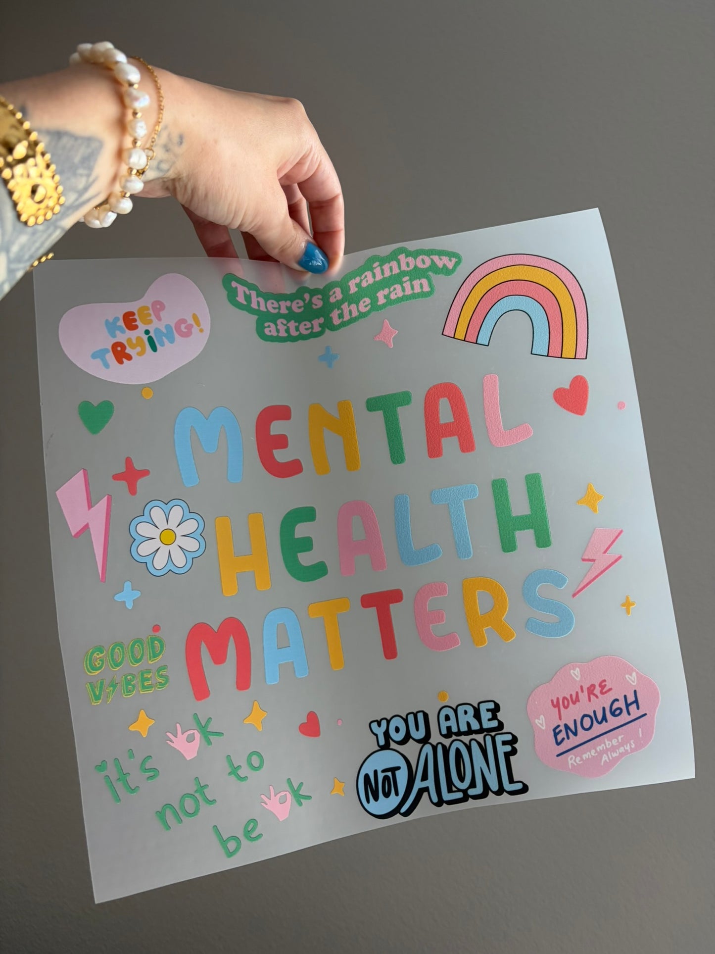 Rainbow after the rain (mental health matters)