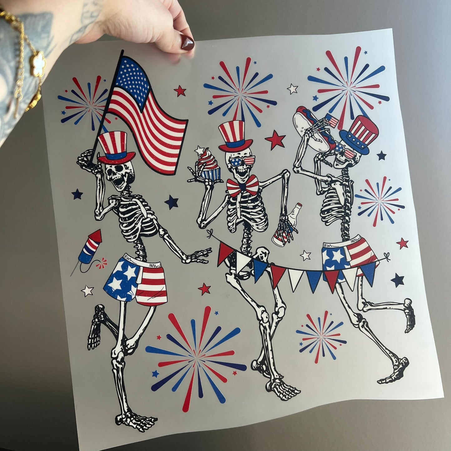 Patriotic Skeletons