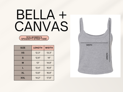 Bella Canvas Spaghetti Tank tops
