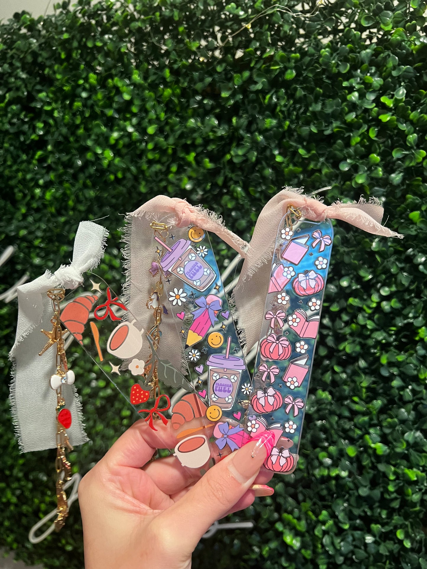 Acrylic & Hanging Bookmarks
