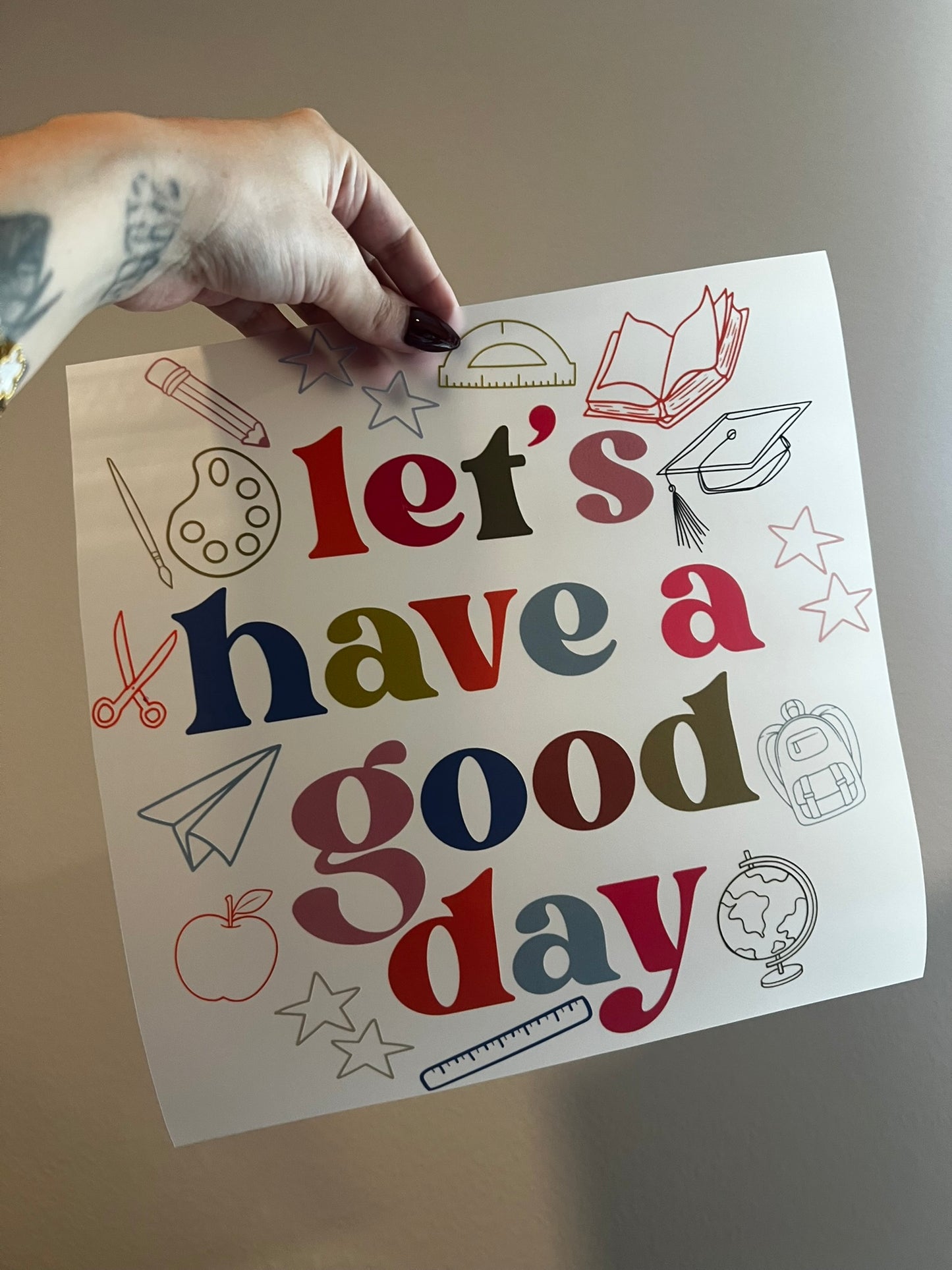 Lets have a good day