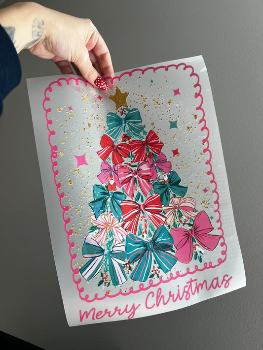 Merry Christmas Bow Tree