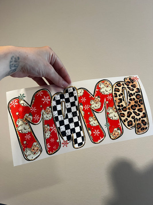 Santa Checkered Mama