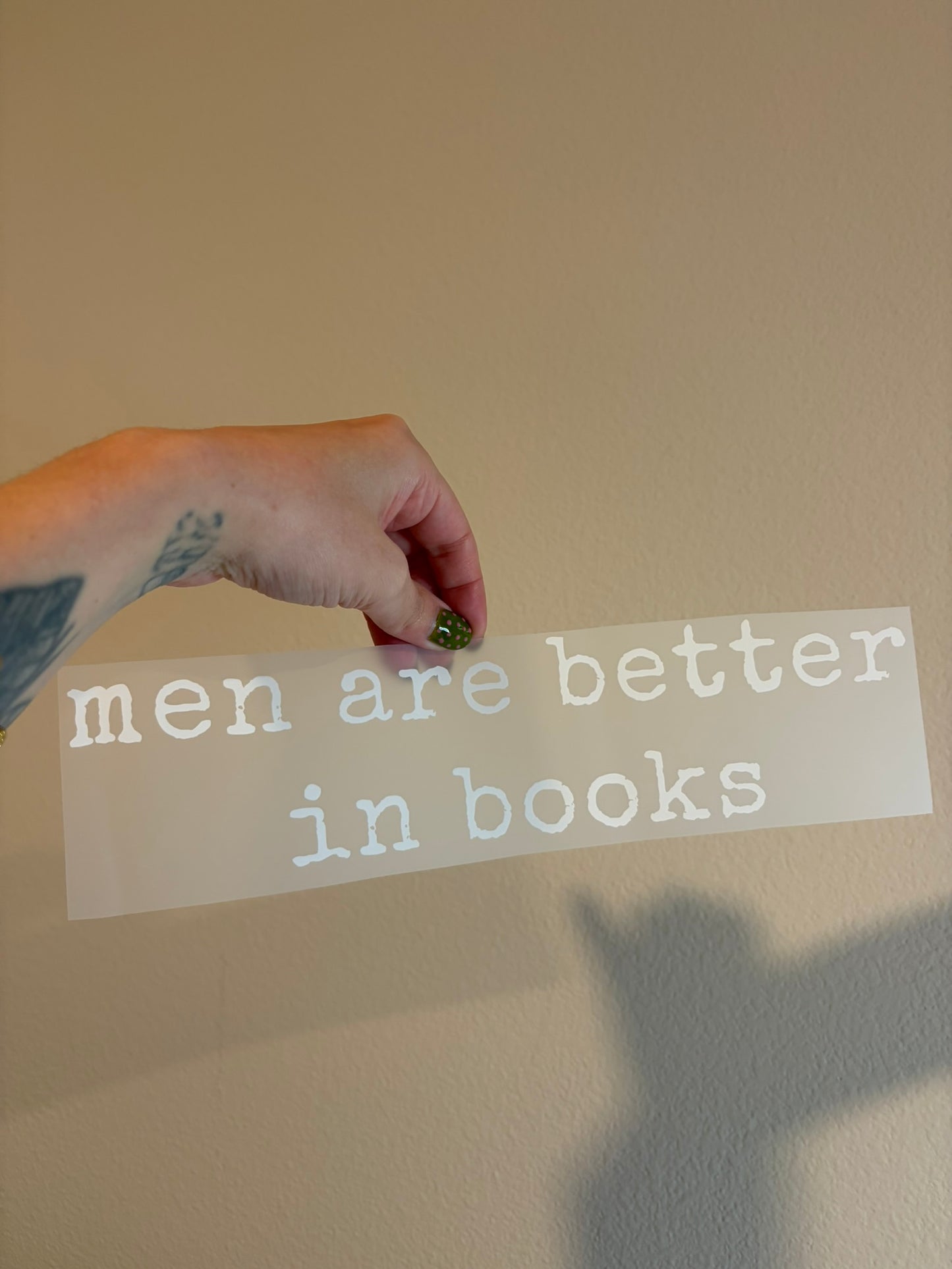 Men are better in books