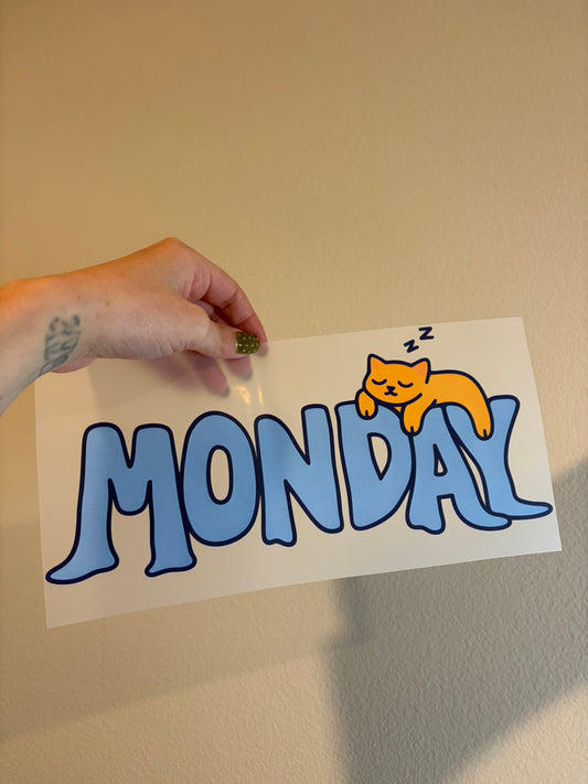 monday (sleepy cat)
