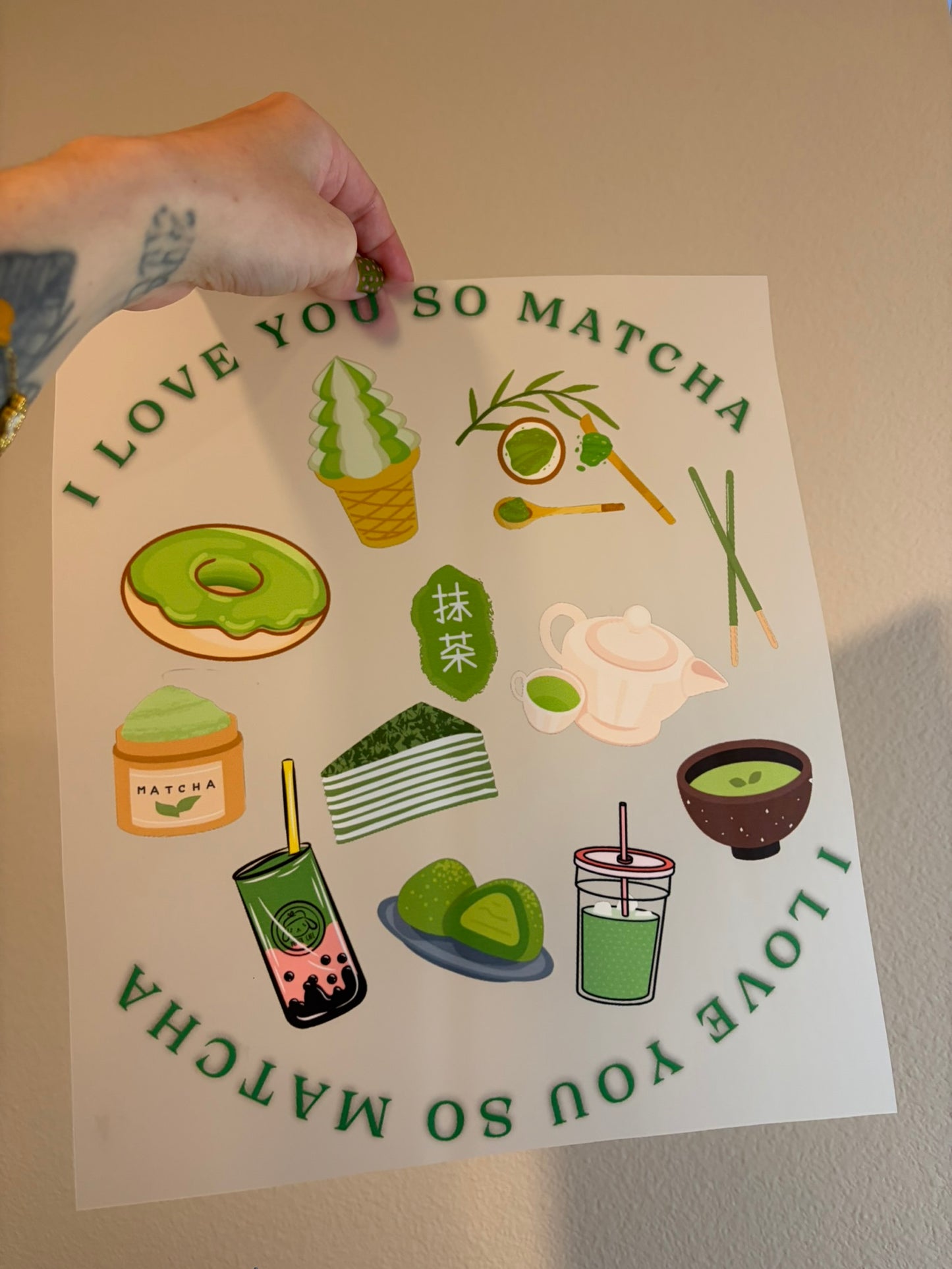 i love you so matcha