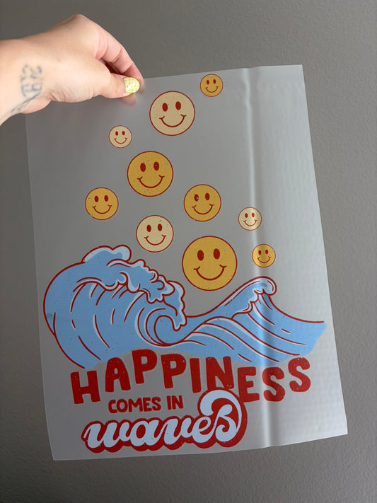 Happiness comes in waves