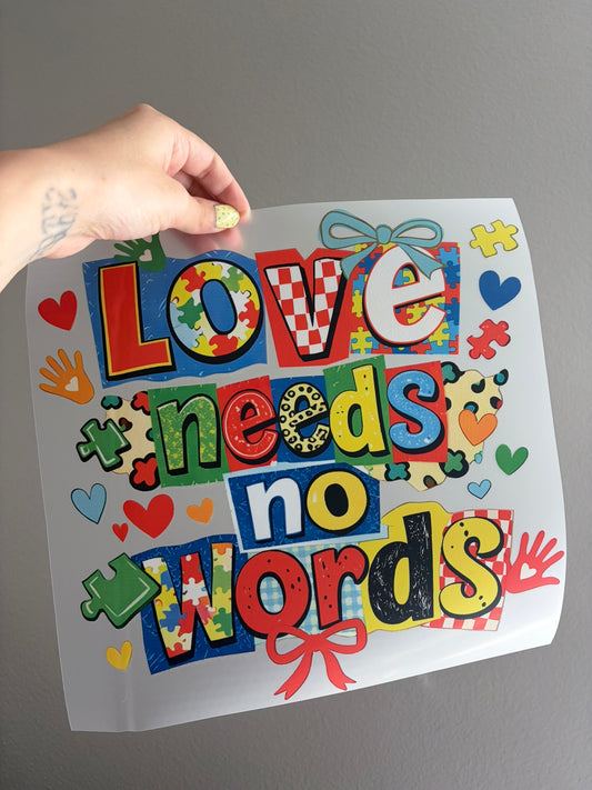 Love needs no words