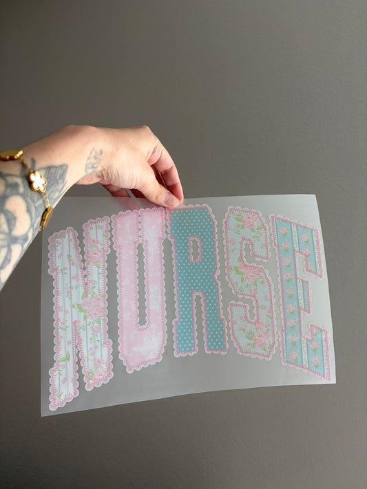 Spring Floral Nurse
