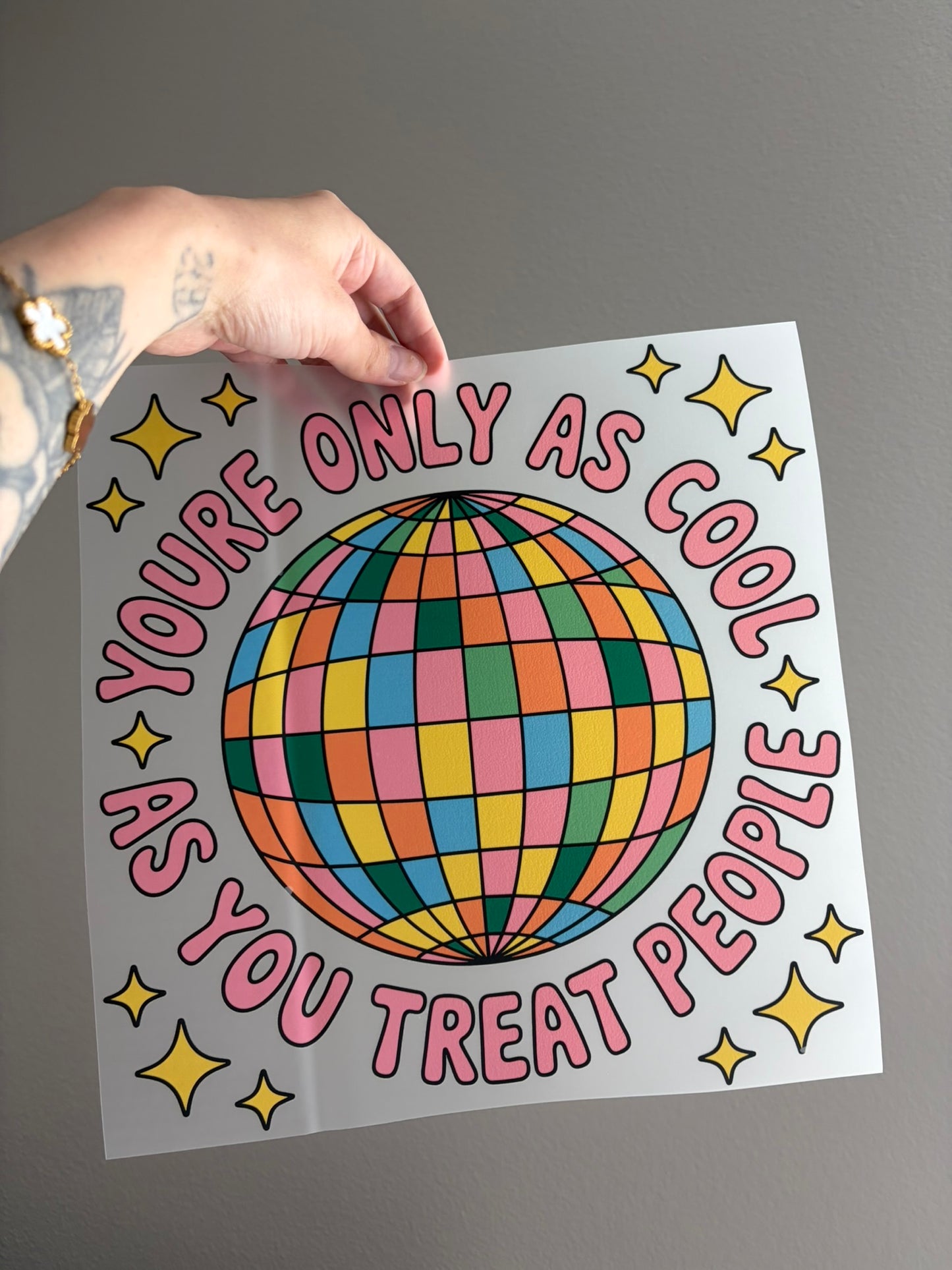 You're only as cool as you treat people