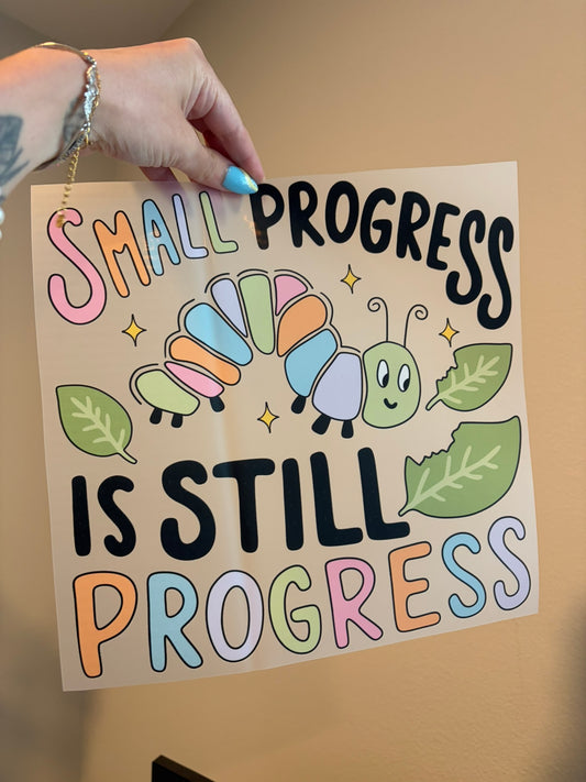 Small progress is still progress