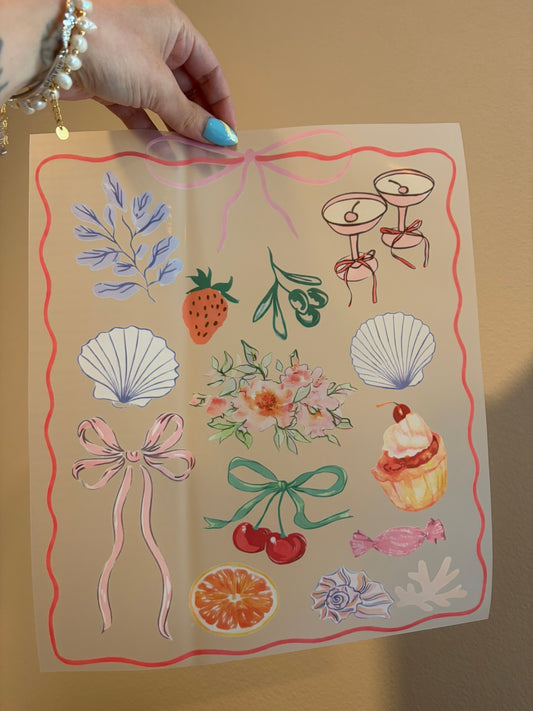 Summer girly collage