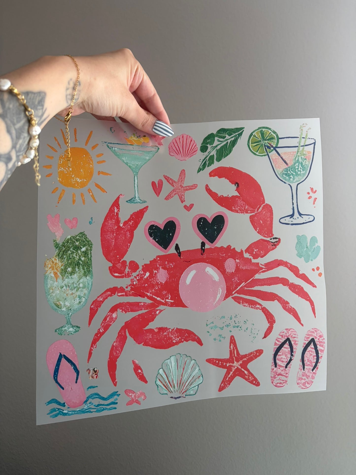 Crab w/ bubblegum