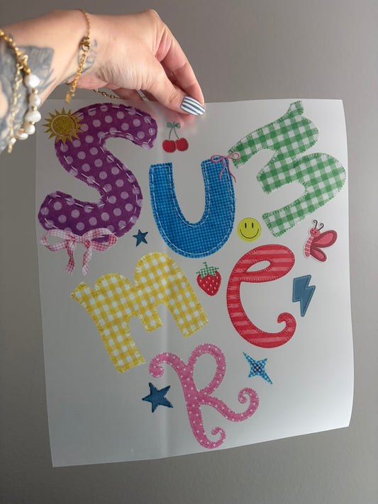 Colorful Summer (faux patchwork)