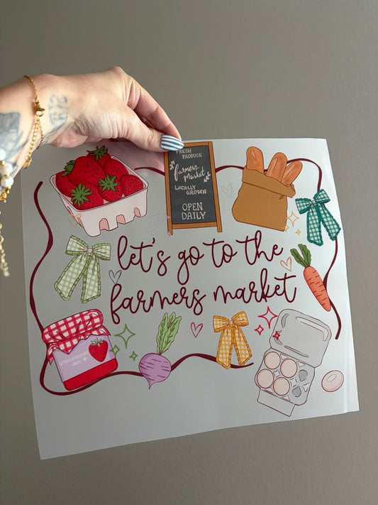 let's go to the farmers market
