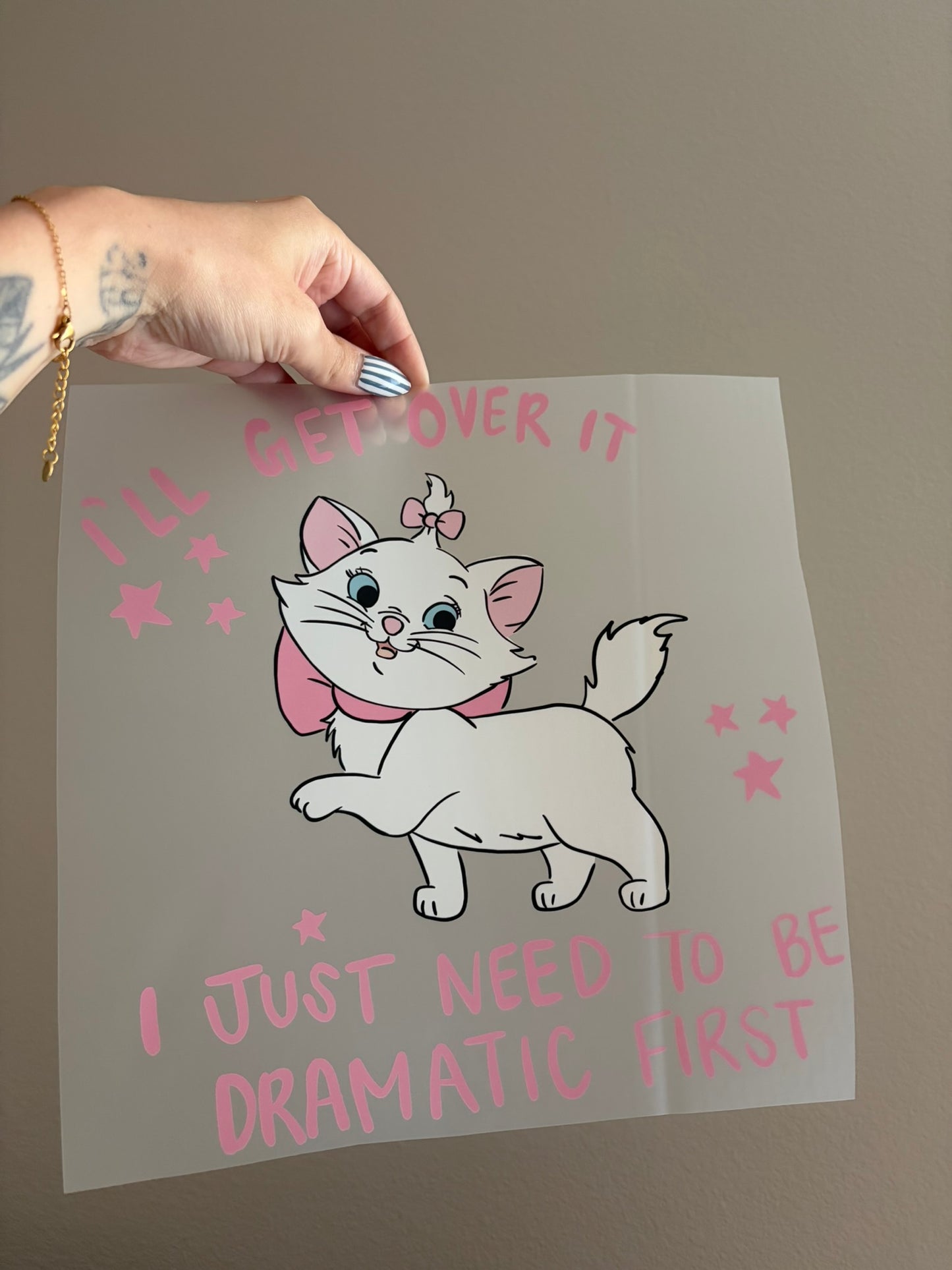 i'll get over it, i just need to be dramatic first