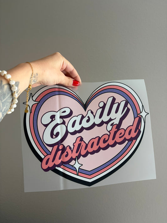 easily distracted