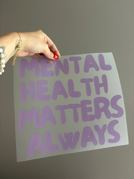 mental health matters always