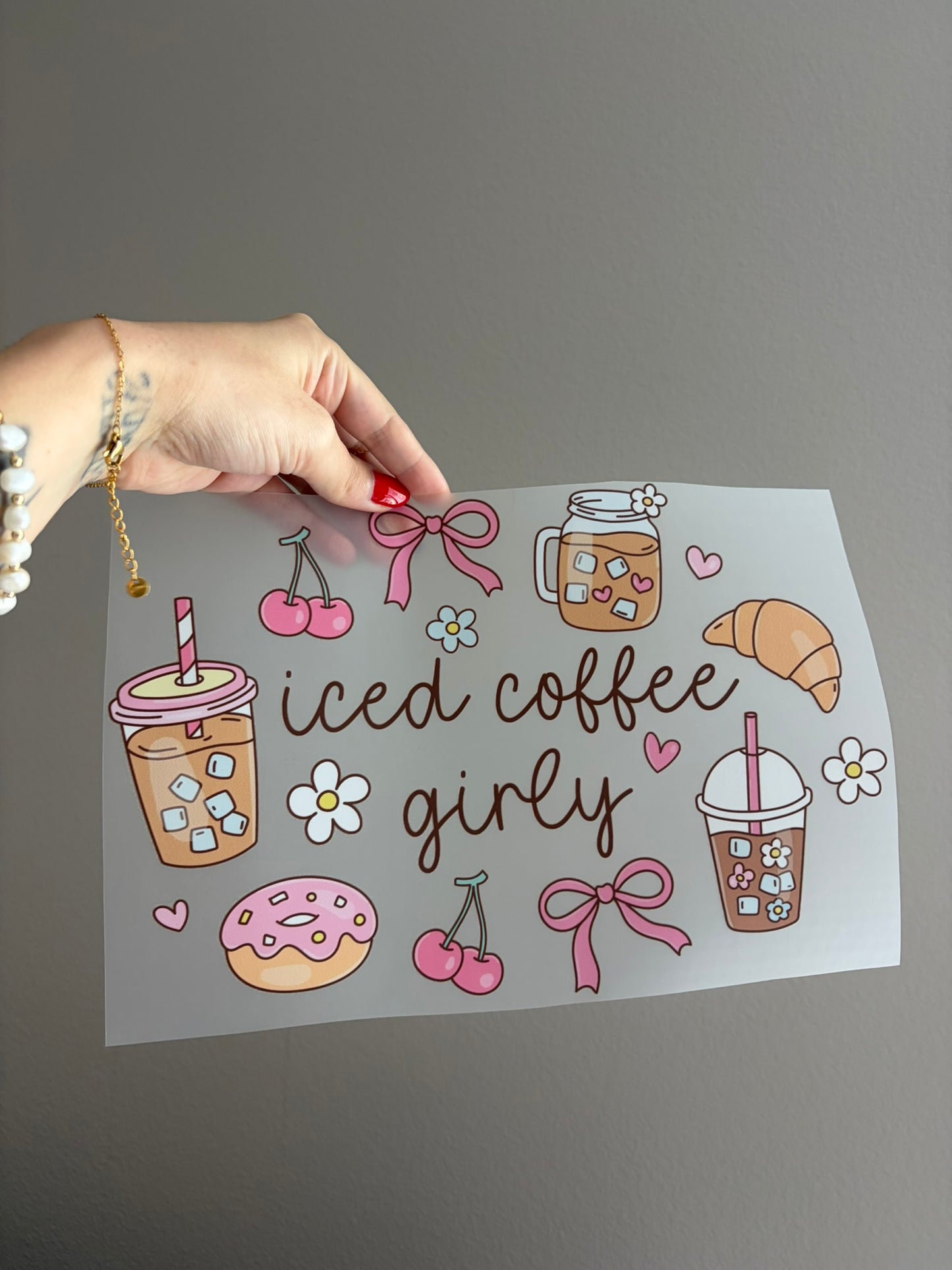 iced coffee girly