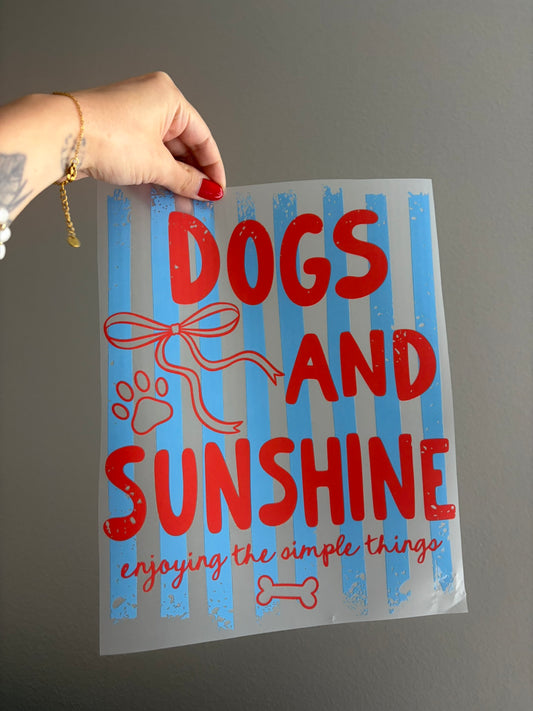 dogs & sunshine