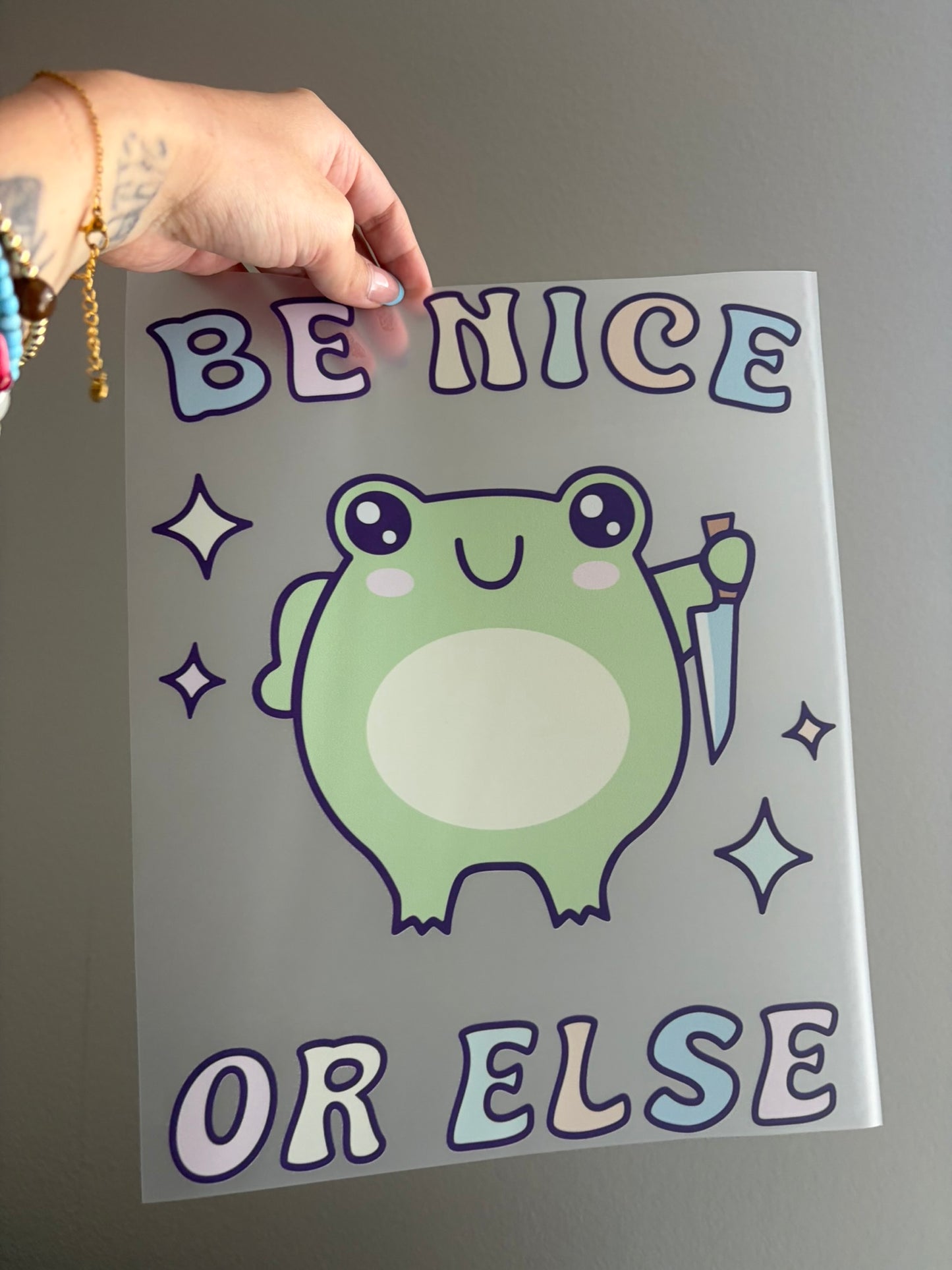 Be nice or else