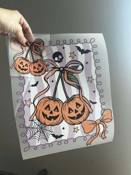 Pumpkin Cherry Bow