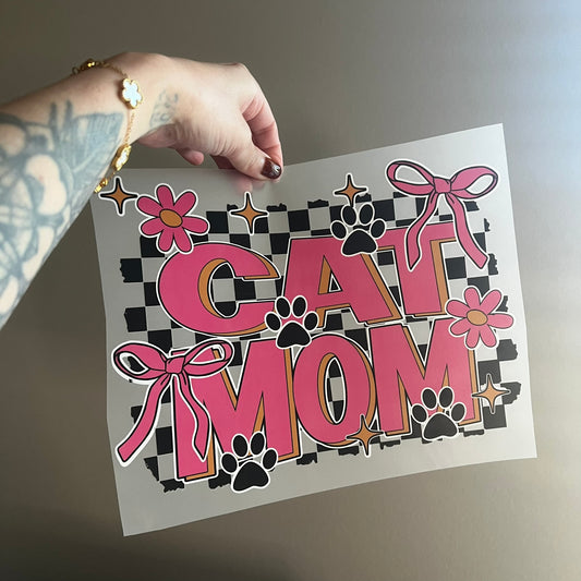 Checkered Cat Mom