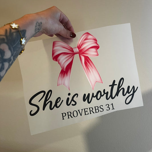 She Is Worthy