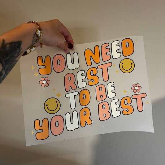 Rest to be your Best