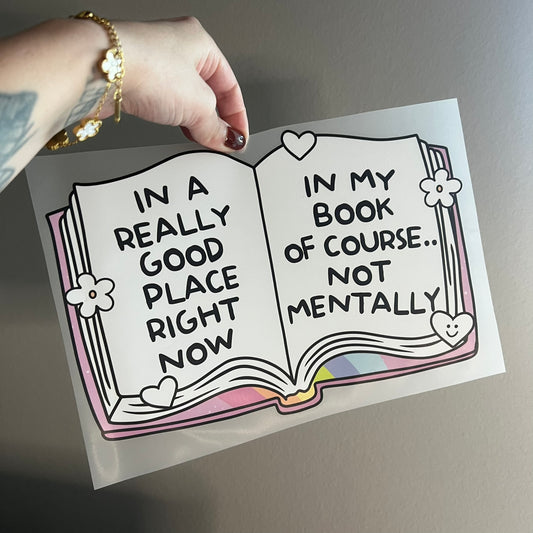 In a really good place rightnow..