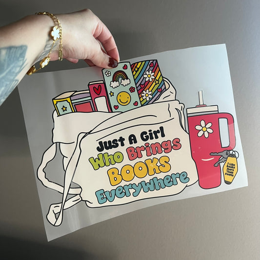 Just A Girl Who Brings Books Eveywhere