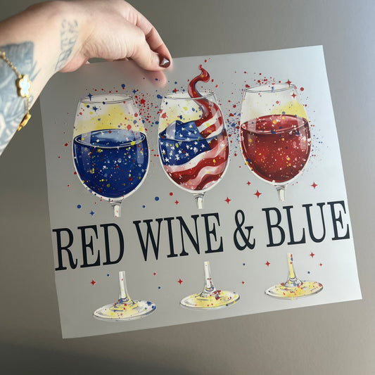 Red, Wine & Blue