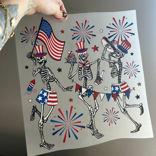 Patriotic Skeletons