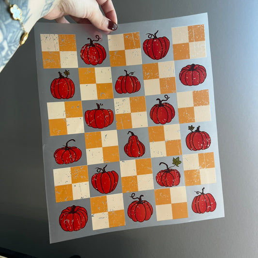 Checkered Pumpkins