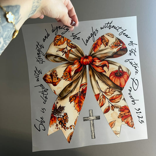 Fall Faith Bow