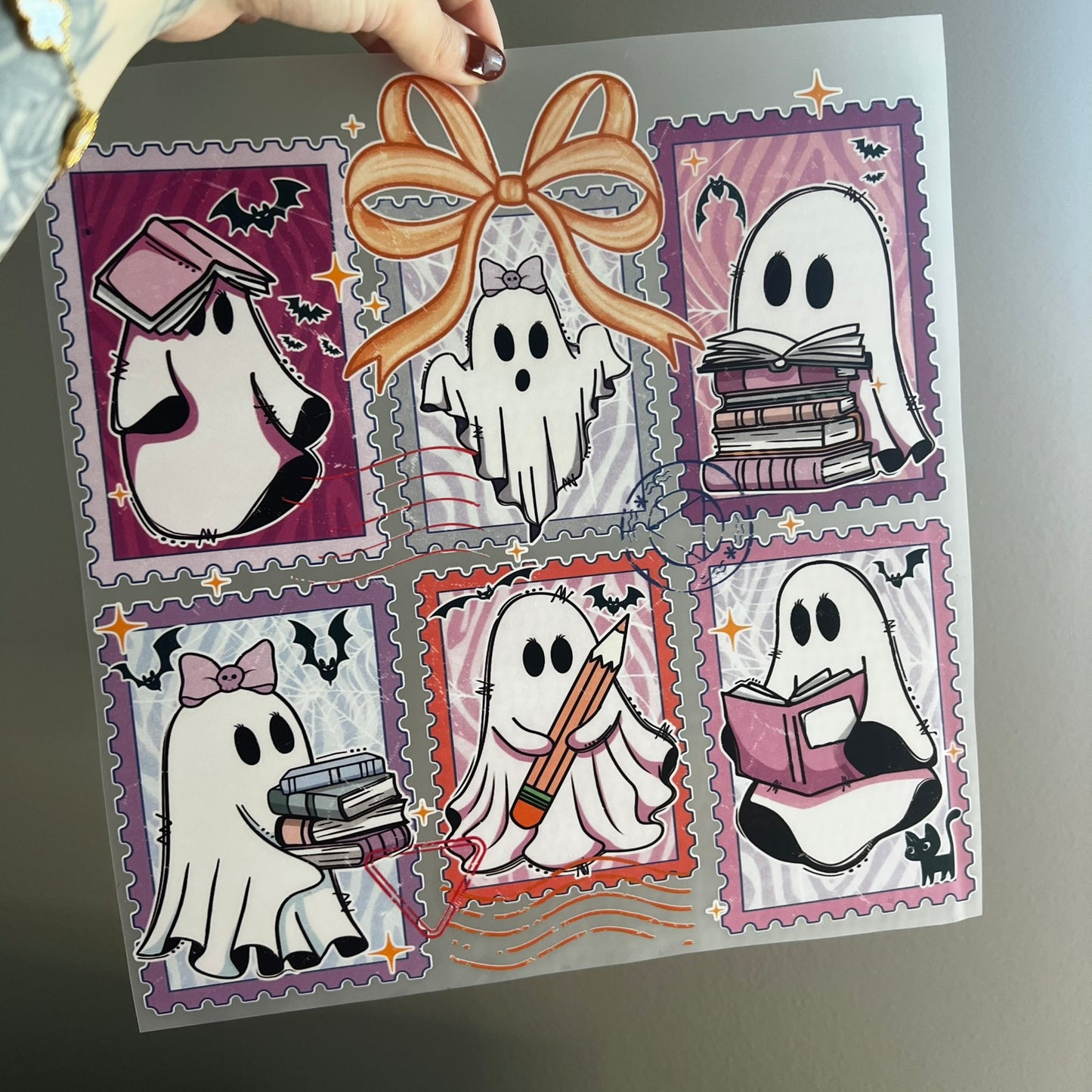 Teacher Ghost Stamps