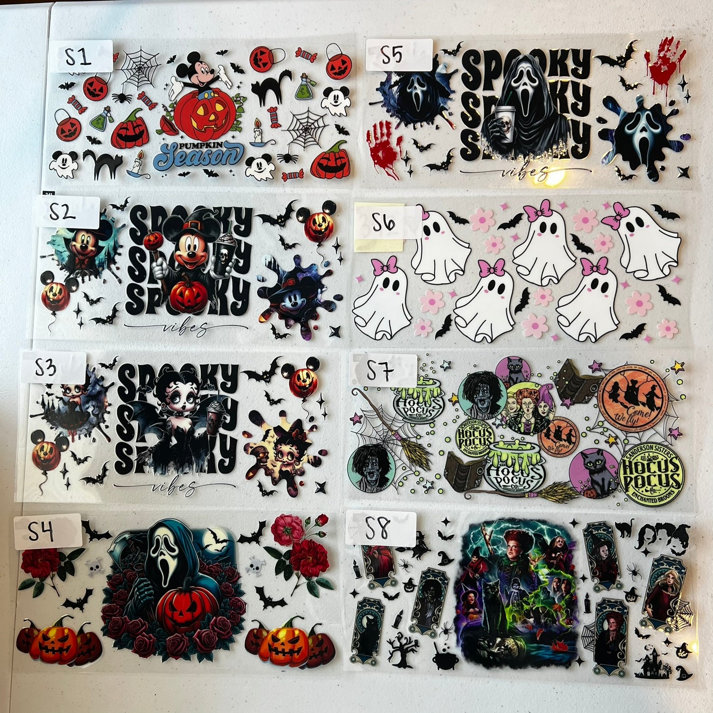 HALLOWEEN AND FALL CUP WRAPS