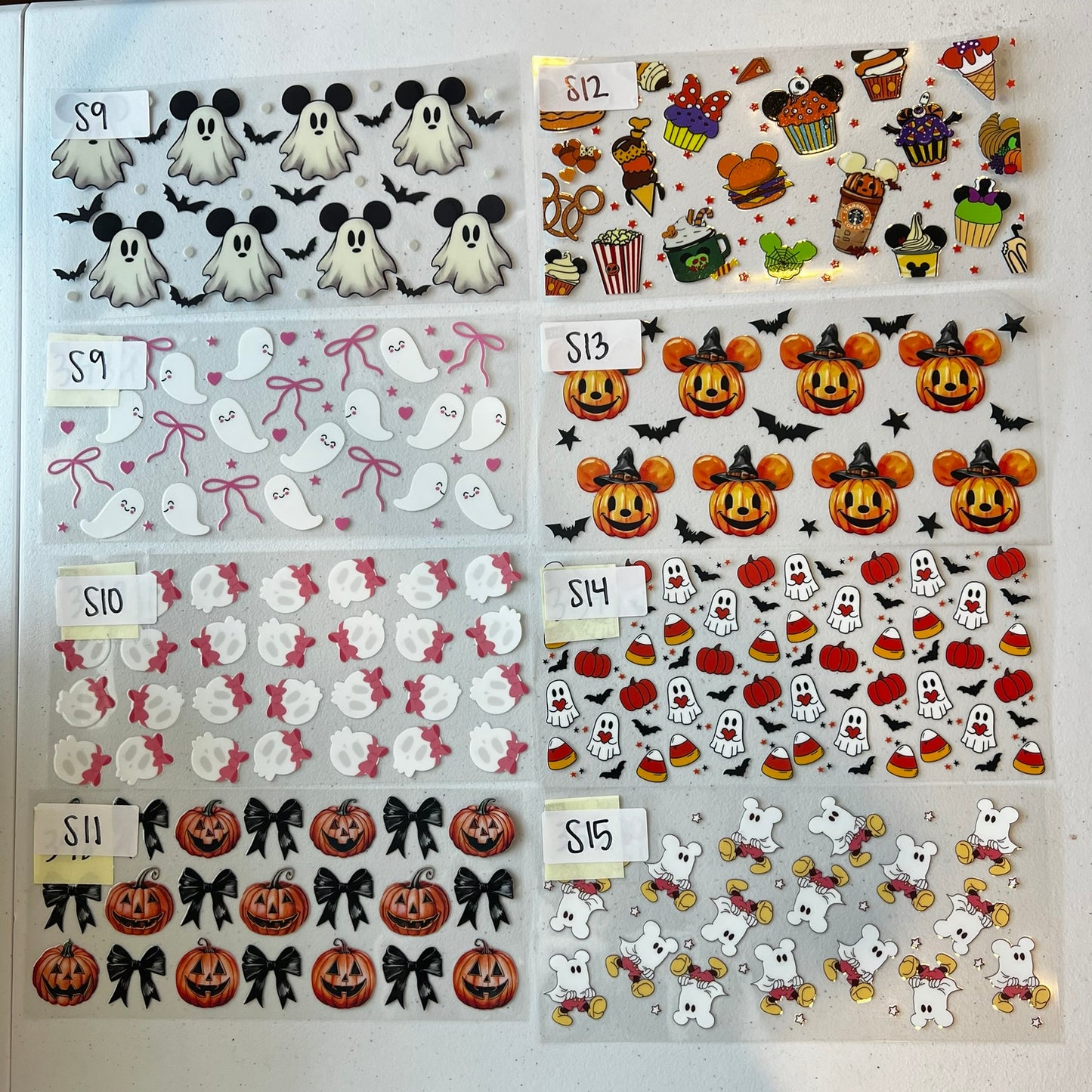 HALLOWEEN AND FALL CUP WRAPS