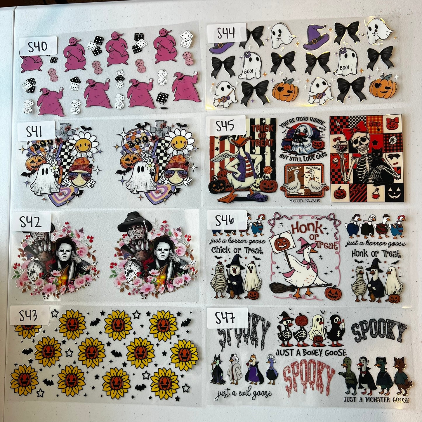 HALLOWEEN AND FALL CUP WRAPS