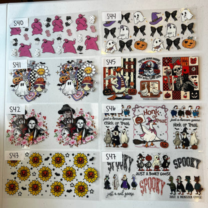 HALLOWEEN AND FALL CUP WRAPS