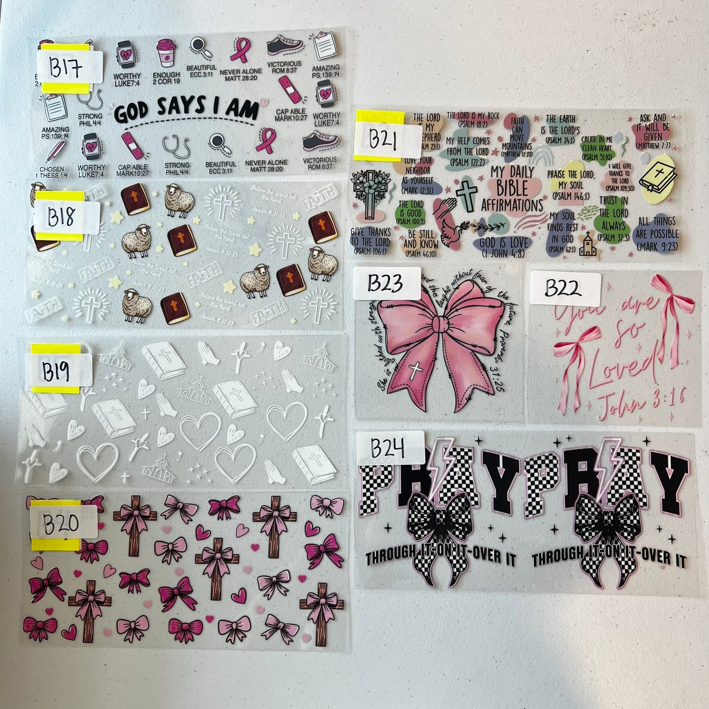 FAITH CUP WRAPS