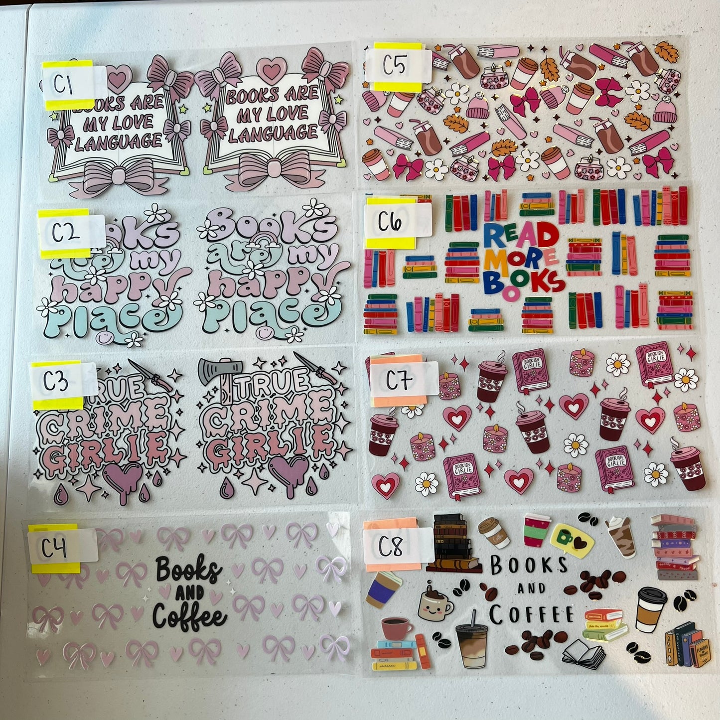 BOOK CUP WRAPS